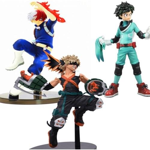 My Hero Academia Figure Midoriya Izuku Age of Heroes Figurine Deku Action Doll Boku Shoto Todoroki Bakugou Katsuki Action Figure
