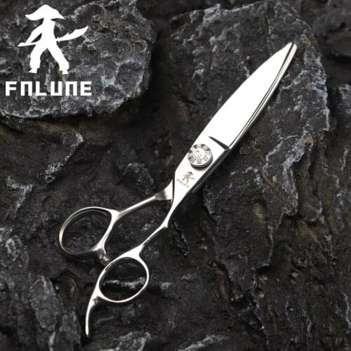 FnLune 6.0 Tai Chi Screws Big Scissors Lancet Professional Hair Salon Scissors Cut Barber Haircut Shear Hairdressing Scissors