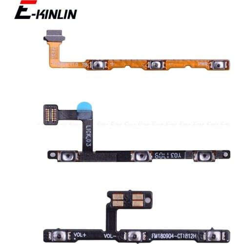 Switch Power ON OFF Key Mute Silent Volume Button Ribbon Flex Cable For MeiZu 16 X8 Note 8 U20 U10 Pro 7 6 Plus Repair Parts