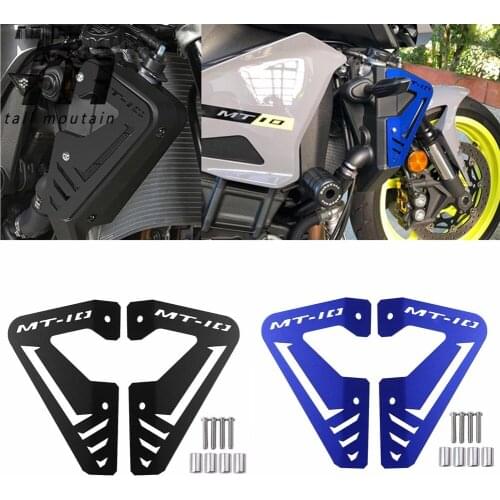 2Pcs Left & Right CNC Aluminum Radiator Side Plate Panel Cover Guard Protector for Yamaha MT FZ 10 MT10 FZ10 MT-10 2015-2020 19