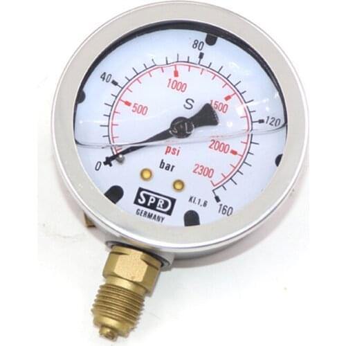 Excavator Pressure Gauge Hydraulic Pressure Force Gauge Special Mechanical Hydraulic Pump Pressure Oil Pressure Gauge Test Box