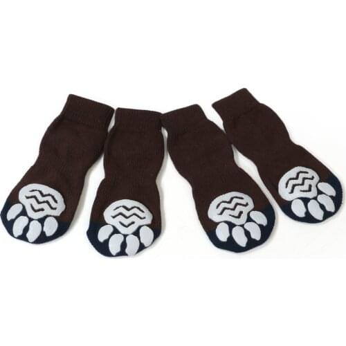New extra large pet socks Alaskan pine lion Golden hair samo socks big dog foot cover non-slip warm