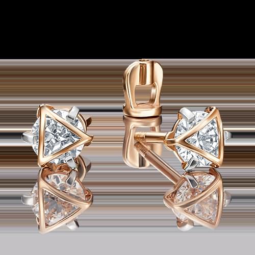 PLATINA Women's Gold Earrings