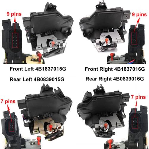 Door Lock Latch Actuator Front Rear Left Right For 4B1837015G 4B1837016G 4B0839015G For Audi A4 A6 Quattro 4B C5 8E2 Avant 8E5