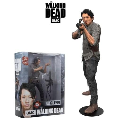 The Walking Dead Glenn 10-Inch Deluxe Action Figure Walking Dead Collectible Action Figures