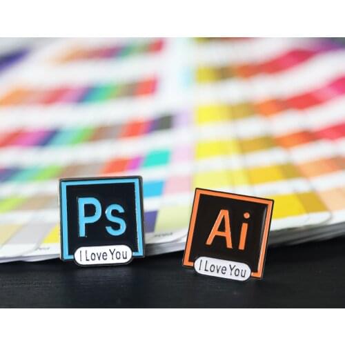 The Beatle Funny Photoshop AI Icon Enamel Pins Badges Brooches Denim Shirt Lapel Pin Punk Cool Jewelry Friend Gift