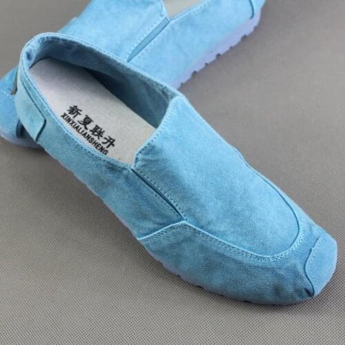 2021 Summer New Style Single Women Shoes Old Beijing Cloth Shoes Denim Canvas Shoes + Hand Embroidered Insole Hot