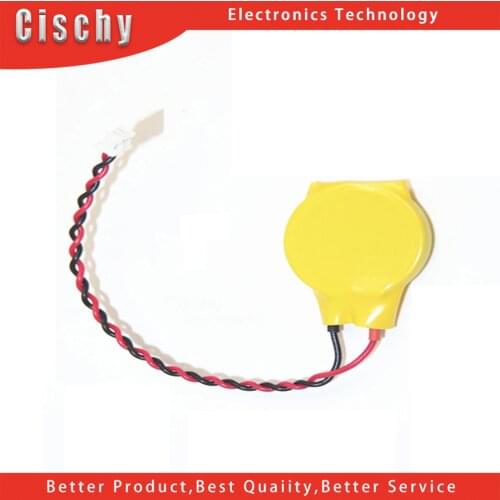 1pcs/lot Notebook BIOS CMOS battery laptop battery CR2032 2P motherboard battery with wire 3V In Stock