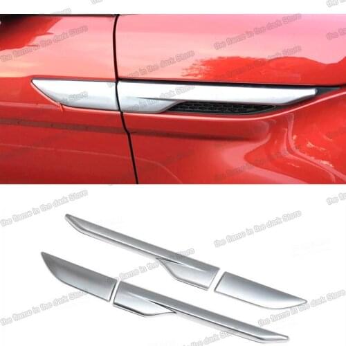 Lsrtw2017 abs car hood side sticker for range rover evoque 2011 2012 2013 2014 2015 2016 2017 2018 2019