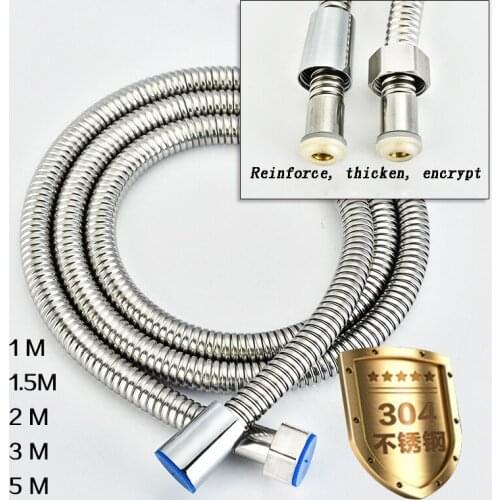 Shower Hose Pipes Fittings Bathroom Accessories Shower holder Water Pipe For Bath Stainless Steel Shower head