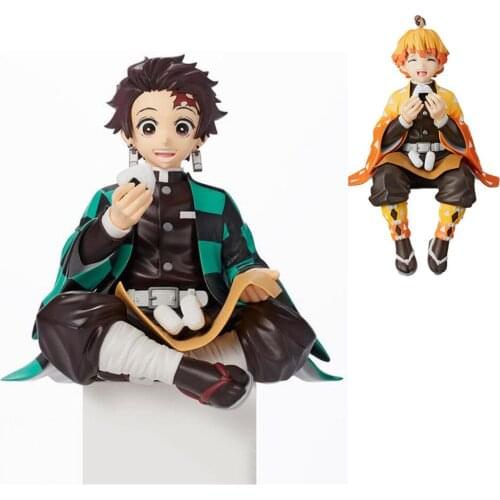 High quality Demon Slayer PVC Action Figure Kamado Tanjirou/Agatsuma Zenitsu Action Figure Kimetsu no Yaiba Figurine Toys