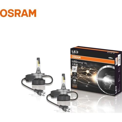 OSRAM LED H4 9003 HB2 12V HYZ 6000K P14.5s Original Genuine Bulbs 25W Super Bright Car Headlight Auto Hi/lo Beam (2 Pcs)