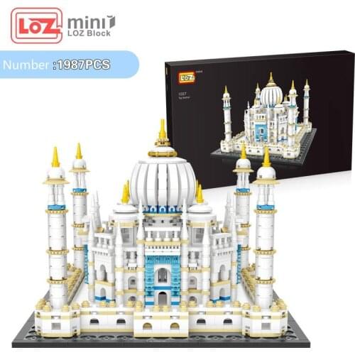 LOZ MINI Building Blocks World Famous Classic Architecture 1987pcs collection gifts for kids diy exhibition toy 1027