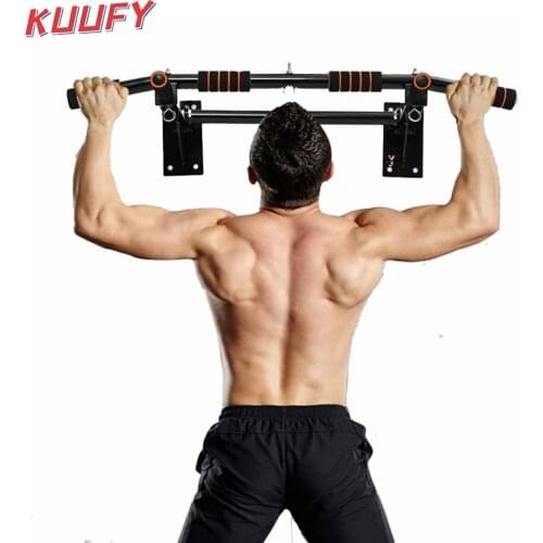 200KG Wall Mounted Horizontal Bars Anti-slip Home Gym Workout Chin Up Pull Up Bar Sport Training Fitness Equipment