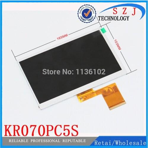 New 7'' inch tablet pc 60pin LCD screen KX0706003-A0 700CP5650-60 KR070PC5S LCD Display Resolution 800*480 Free shipping