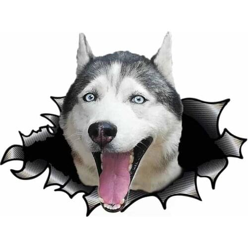 Realistic 3D Visual Personalized Fashion Stickers Used for Car Motorcycle Wall Furniture Waterproof Vinyl KK PVC 13cm X 9.8cm