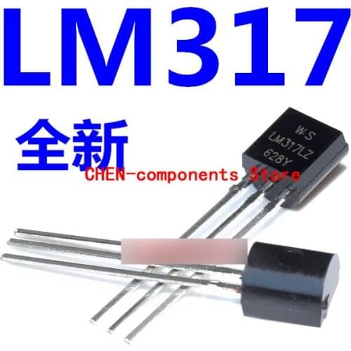 50pcs LM317L TO-92 adjustable three-terminal voltage regulator WS brand new