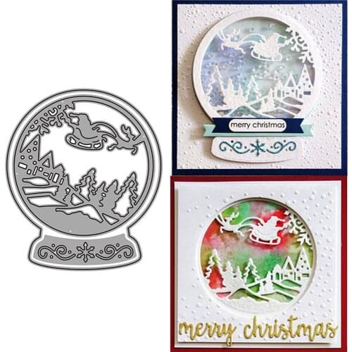 Christmas Carbon Steel Die Punching Machine Stencils Cutting Dies For Scrapbooking Crafts Embossing DIY Making Birthday Gift