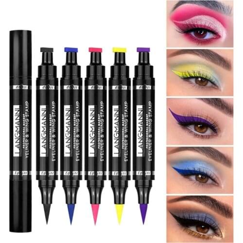 Eyeliner Stamp-iMethod 2 Pens Winged Eyeliner Stamp Perfect Wing Cat Eye Stamp Long Lasting Liquid Eye Liner Waterproof New