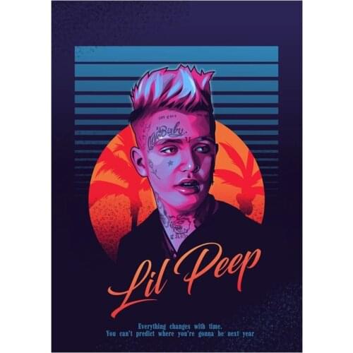 Canvas Modern Picture Lil Peep Home Decoration Popular Character Painting Wall Art Prints Poster Modular No Frame Living Room
