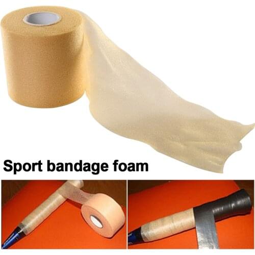 Sports 7cmx27m Damping Membrane Handle Squash Cushion Racquet Grip Anti Skid Badminton Tennis Accessories Wrap Soft PU Sponge