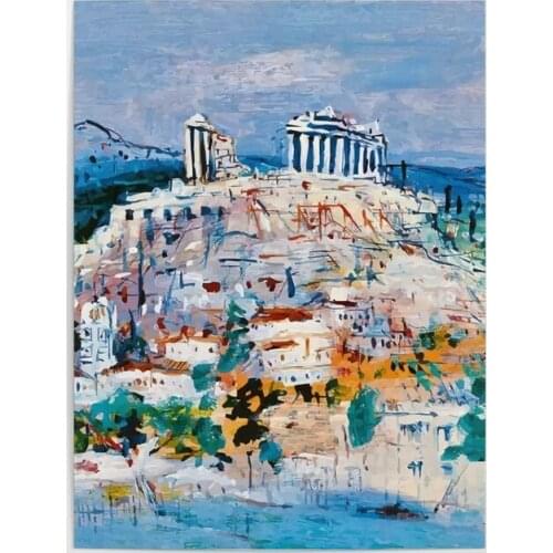 Home Decoration Hd Print Pictures Jean Dufy Athens Wall Art Modular Landscape Poster Canvas Painting For Living Room No Frame
