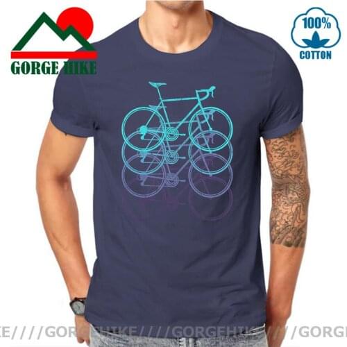 Vintage Road Race bike T shirt men Race biker T-shirt Mountain Cycling tshirt Bicycle MTB biking cyclist gift Tee shirt camiseta