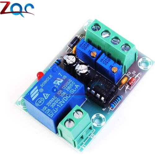 XH-M601 Battery Charging Board Adjustable 12V Battery Charger Control Panel Automatic Charging/Stop Power Control Module for Car