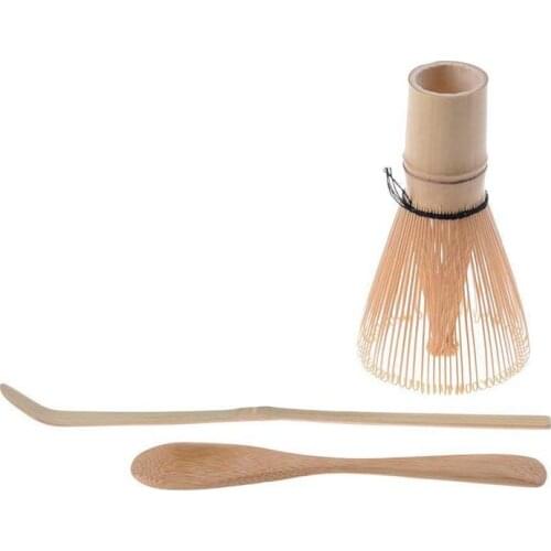 Japanese Matcha Tea Set(3 Pcs) - Matcha Bamboo Whisk Tea Spoon,-Tea Ceremony Kit