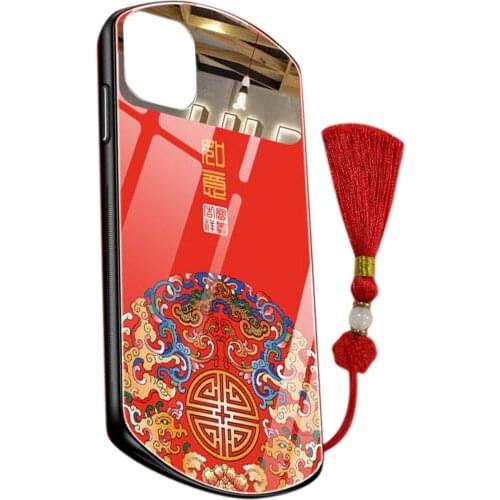 Chinese Style TPU Mirror Phone Case For iPhone 12 12 Mini 12 pro 12 Pro Max