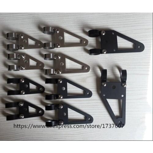 1pair Stainless steel motorcycle Lighting system 51mm Fork TubesHeadlight Mount Bracket Head Lamp Holder for CG125 GN125