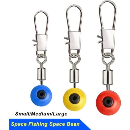 10pcs/lot Fishing Float Bobber Stops Space Beans Connectors Sea Saltwater Fishing Tools Equipment Plastic Metal Accessories