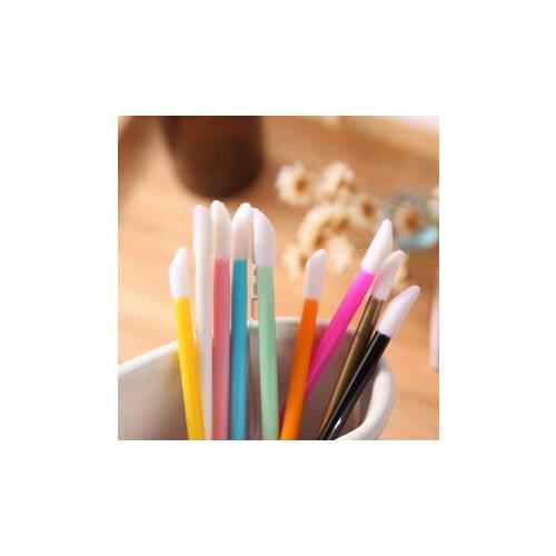 100sets 50pcs/set Professional Lip Brushes Colored Disposable Make Up Brush Cosmetic Tools Portable girl Lip Brushes
