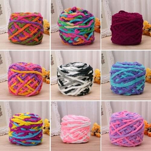 2020 New 100g/1ball Soft Cotton Hand Knitting Yarn Chunky Woven Bulky Crochet Worested