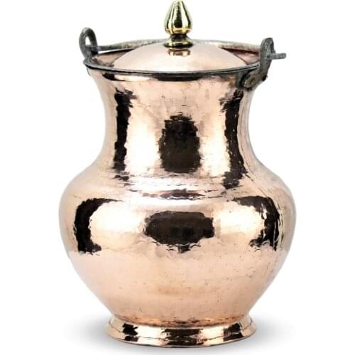 Big Handmade Yogurt Copper Buckets, 4,5 lt