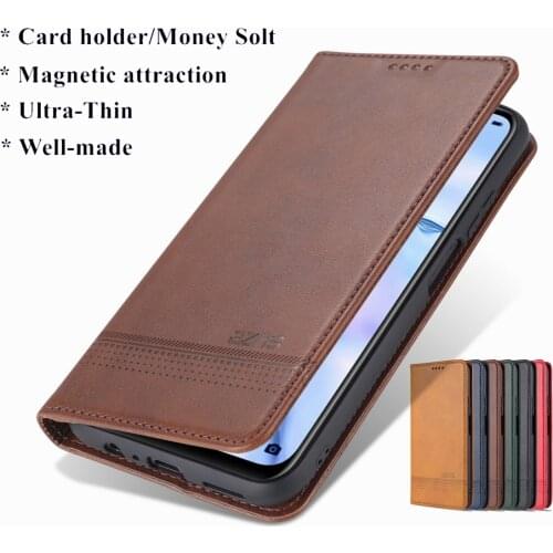 Deluxe magnetic adsorption leather case for Vivo Y72 5G / iQOO Z3 flip cover protective case capa fundas