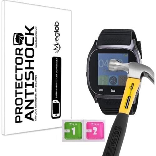 Screen protector Anti-Shock Anti-scratch Anti-Shatter compatible with Ksix Smart Watch Plus BXSW10
