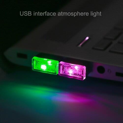 Mini LED Car Light Auto Interior USB Atmosphere Light Plug and Play Decorate Lamp Emergency Lighting PC Auto Products