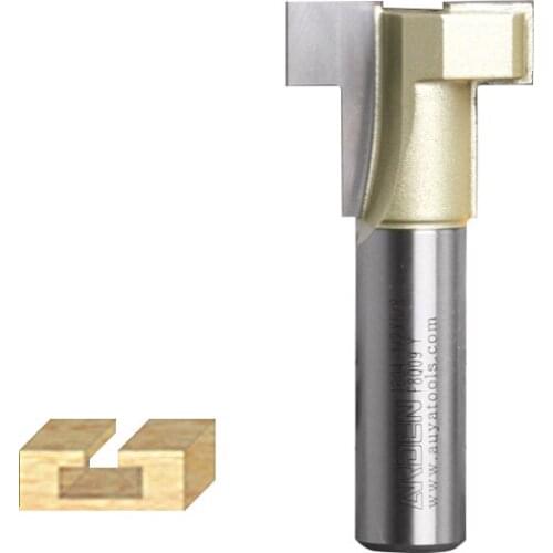Fresas para router Woodworkong Tool key tools Straight T-Slot Arden Router bit - 1/2*3/8 - 1/2" Shank - Arden A1604018