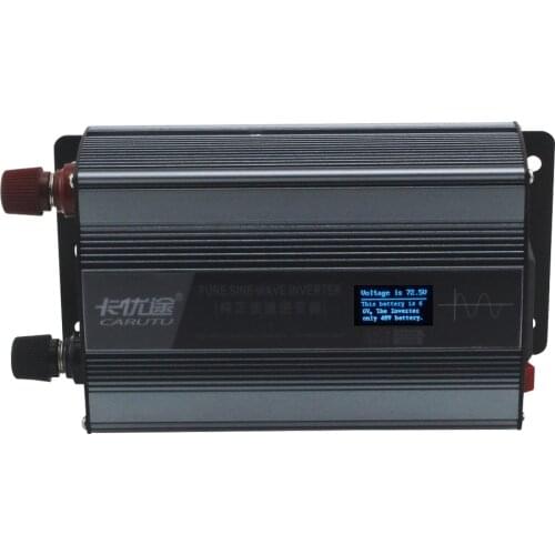Pure sine wave inverter 24v 220v power solar inverter full sustain 300W with fault prompts display for computer fan lighting