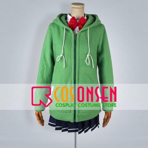COSPLAYONSEN Kurokos Basketball Too Academy Satsuki Momoi Cosplay Costume Green Blue Color Any Size