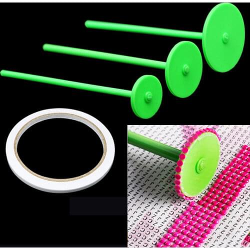 4pcs/set Diamond Painting Roller Scroll Wheel Drill Pen Point Drill Pens with Tape 5D Diamond Embroidery Accessories Tools