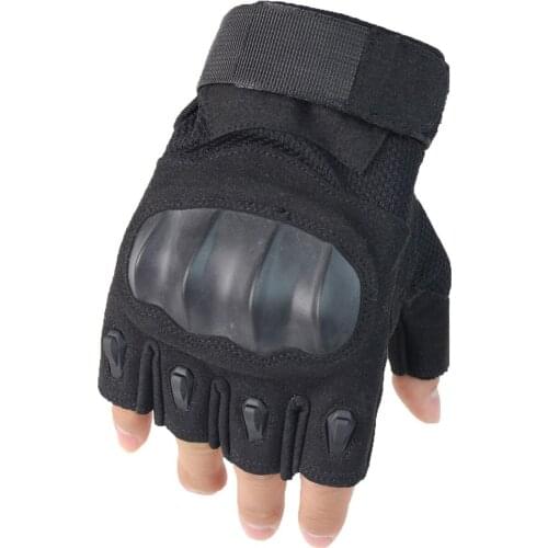 Outdoor Sports Tactical Gloves Military Hunting Shooting Combat Gloves Airsoft Special Forces Hard Knuckle Half Finger Gloves