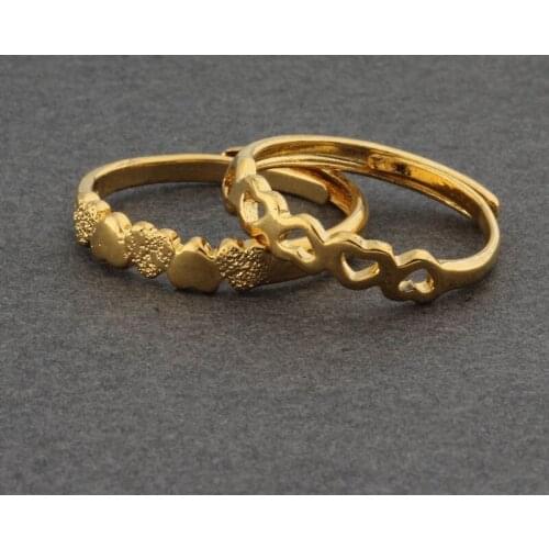 Simple Lovers Heart Ring For Women Gold Color Copper Wedding Ring Jewelry Ladies Gifts 2021 New Arrivals Adjustable Ring