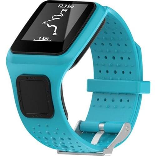 20PCS Soft Silicone Watchband for TomTom 1 Series Smart Watch Sport Strap Accessories for TomTom Multi-sport runner GPS Watch