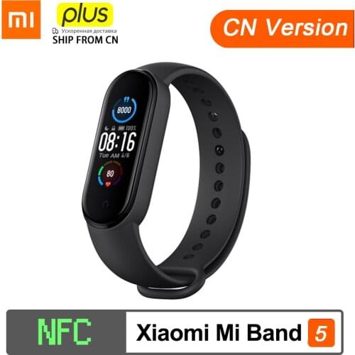 Xiaomi Mi Band 5 NFC Version Smart Bracelet AMOLED Screen Miband 5 Smartband Fitness Traker Bluetooth PPG heart rate Smart Band