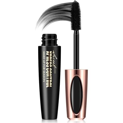 4D Silk Fiber Lash Mascara Waterproof 3D Mascara For Eyelash Extension Black Thick Lengthening Eyelashes Korean Cosmetics