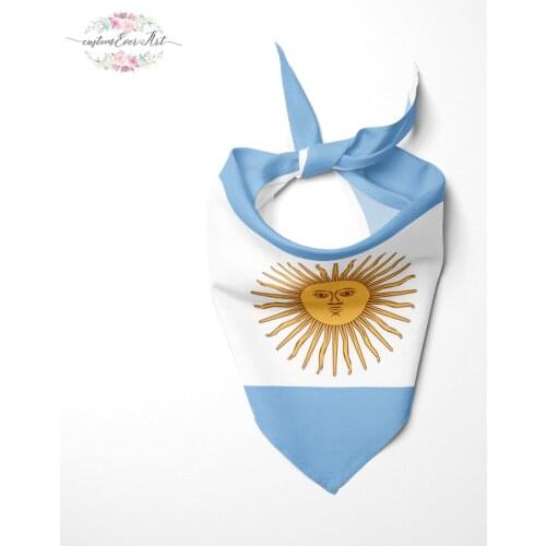 The Argentina flag dog bandana large pet scraf pet bandana for dog scarf dog neck scarf dog print scarf bandana