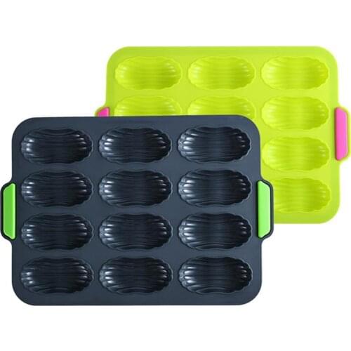 1pc Food Grade Silicone Cake Mold Heat-Resistant 12-Cavity Non-Stick Silicone Cake Molds DIY Baking Molds Kitchen Tools