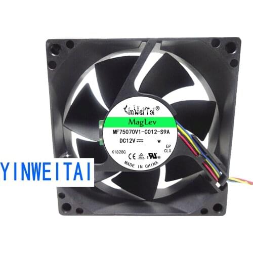 2PCS FAN FOR mgt8012zr-w25 A8025-42RB-6IP-PI 12V 8025 8cm 80*80*25MM PWM CPU Cooling fan